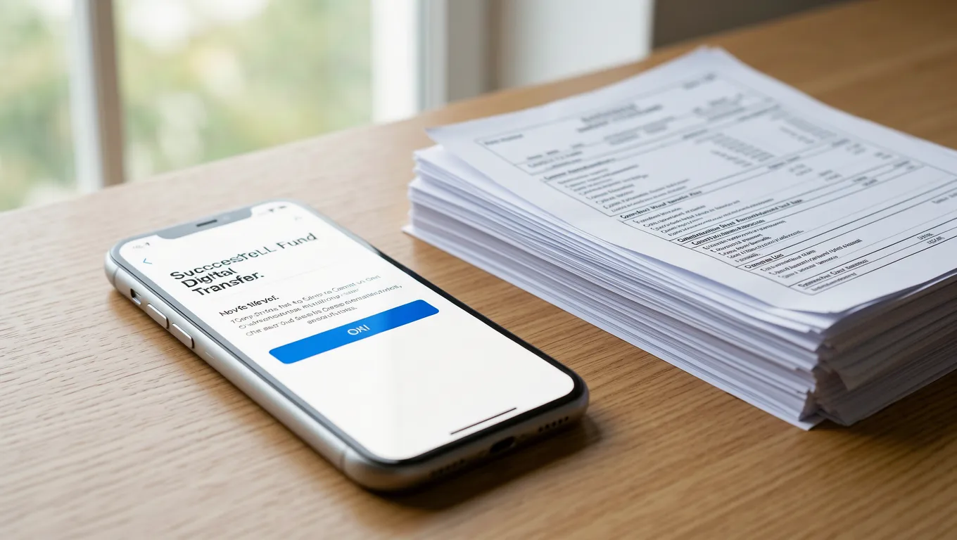 Smartphone displaying a fast personal loans no credit check approval near car repair bills