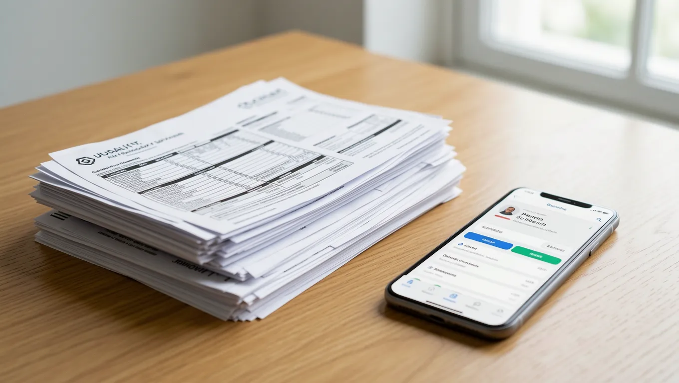 Stack of bills and a mobile phone representing personal loans no credit check needs