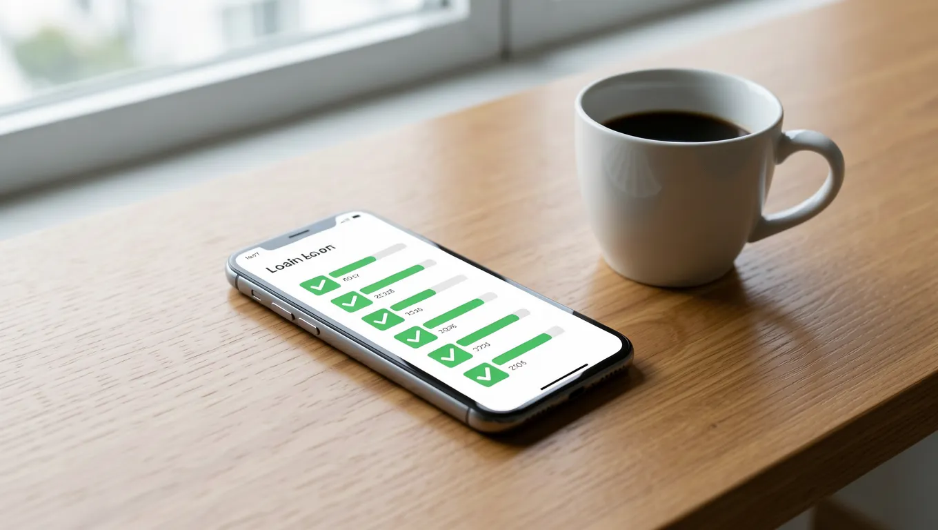 Using rapid approval personal loans online via mobile device